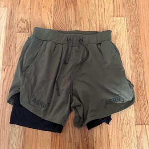ASRV Dual-Layer Olive Shorts